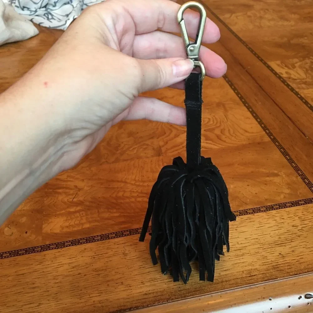 FRINGE BALL Attaches to your Bag or Keys!